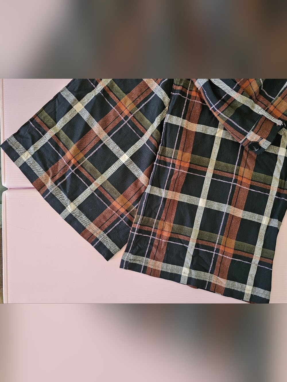 FRNCH Straight Plaid Pants - Picture 4 of 7
